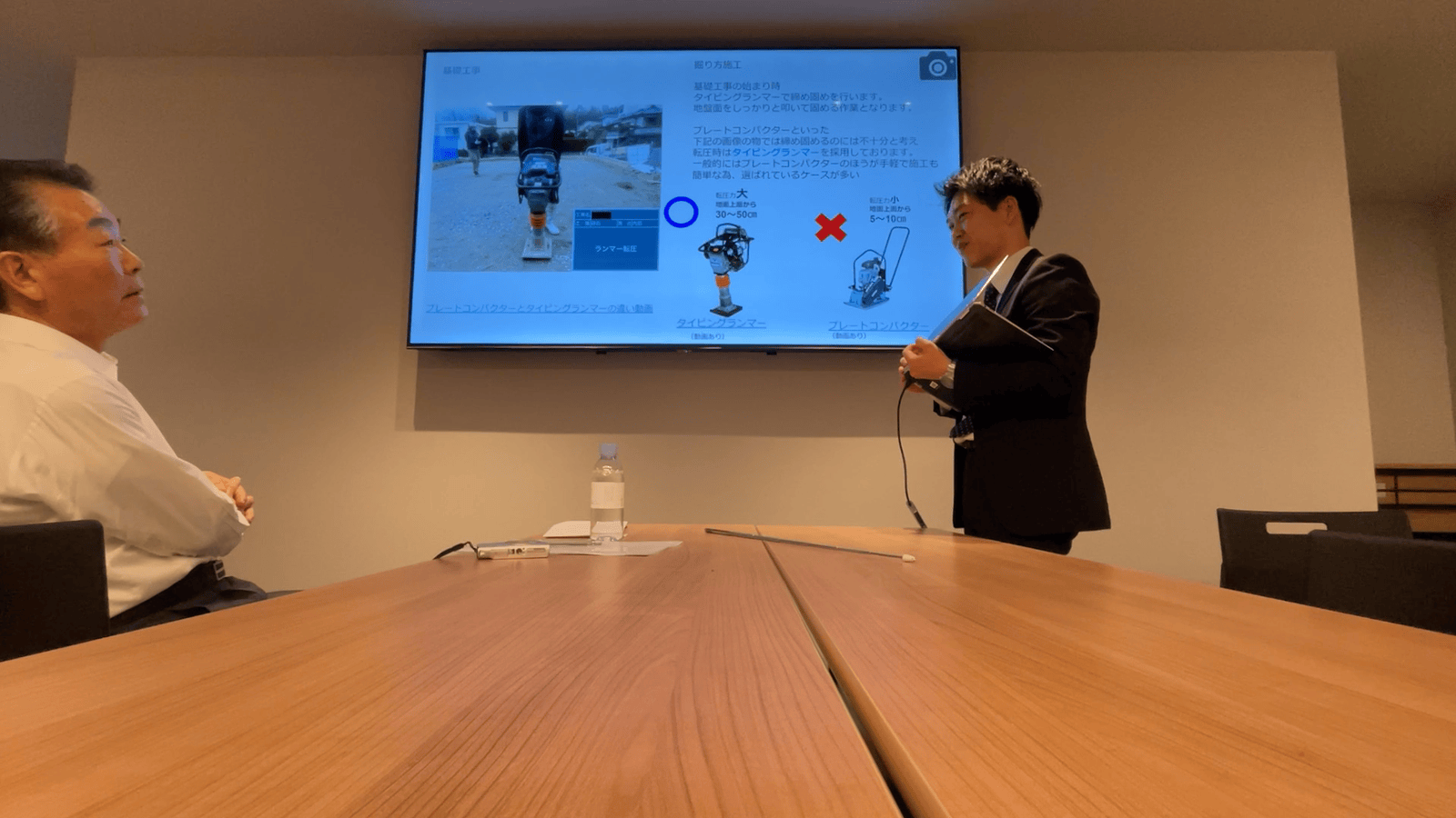 施工のこだわりを説明 ロールプレイ研修